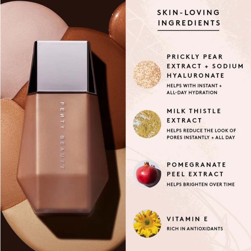 HPx3! Fenty Beauty Eaze Glow’Lit All-Over Glow Enhancer-Taffy Topaz. New! - Picture 8 of 13